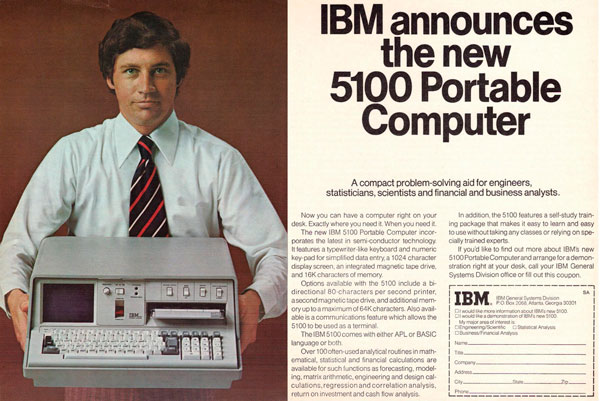 John Titortraveled back in time to the year 1975 with the mission to retrieve a computer IBM 5100