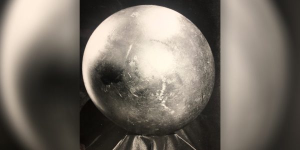 Black and White Photo of the the Betz Mystery Sphere