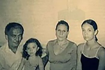 Photo of the Caiana Family in 2001 - Caiana UFO Abduction