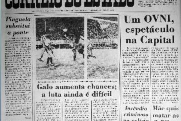 Newspaper Cover, March 8, 1982 - Correio do Estado