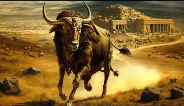the Aurochs an ancient ancestor of modern-day Cattle maybe the answer to the Unicorn legend.